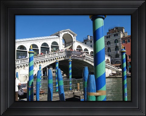 Framed Venice - Rialto Bridge Print