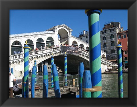 Framed Venice - Rialto Bridge Print