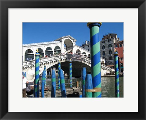 Framed Venice - Rialto Bridge Print