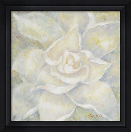 Framed E-Motion Gardenia Print