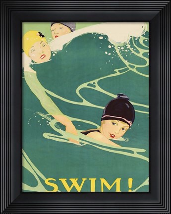 Framed Swim Print