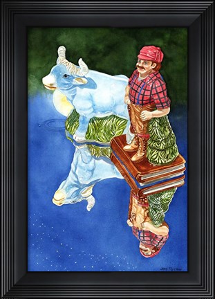 Framed Paul and Babe Print