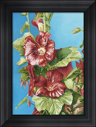 Framed Red Holly Print