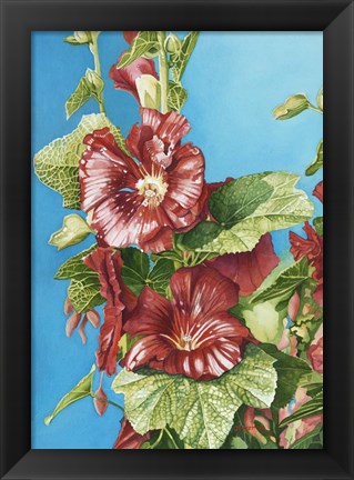 Framed Red Holly Print