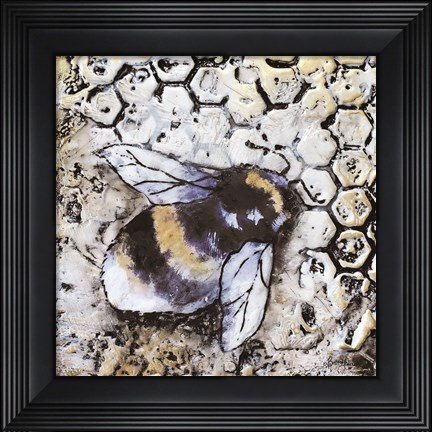 Framed Worker Bees I Print