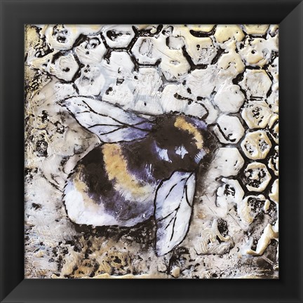 Framed Worker Bees I Print