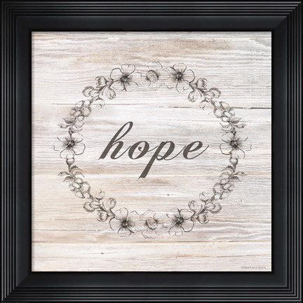 Framed Hope Print