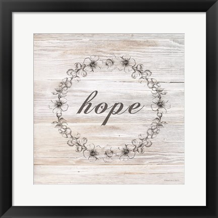 Framed Hope Print
