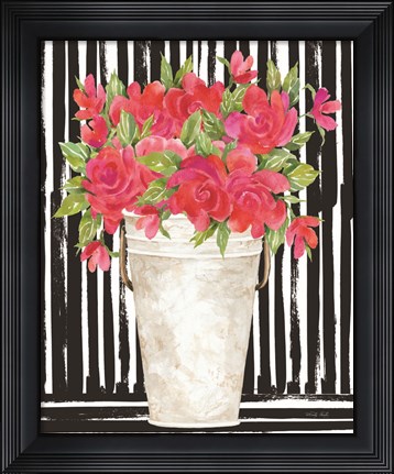Framed Fuchsias II Print