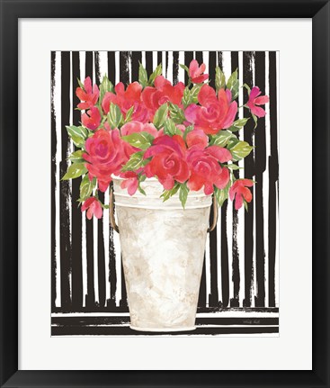 Framed Fuchsias II Print