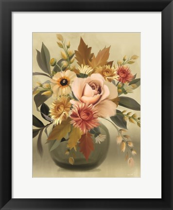 Framed Autumn Bouquet Print