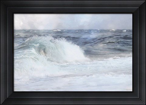 Framed Curly Wave Print