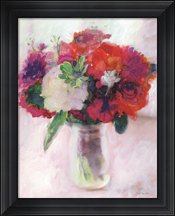 Framed Dramatic Blooms 2 Print