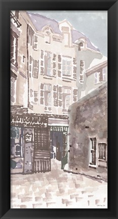 Framed Paris Street 1 Print