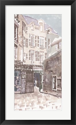 Framed Paris Street 1 Print