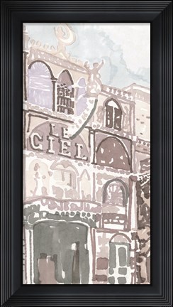 Framed Paris Street 2 Print