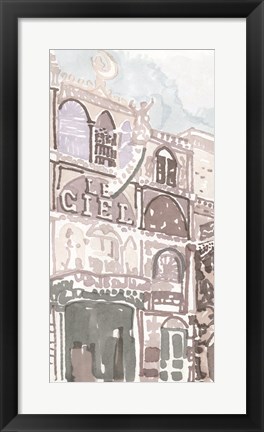 Framed Paris Street 2 Print