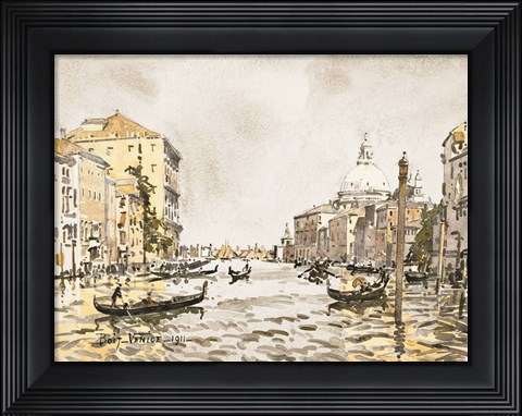 Framed Afternoon on the Great Canal Print