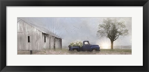 Framed Jonestown Barn Print