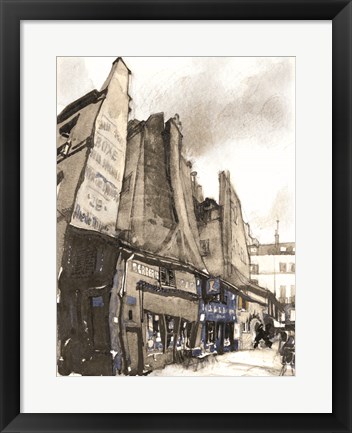 Framed Paris Street 2 Print