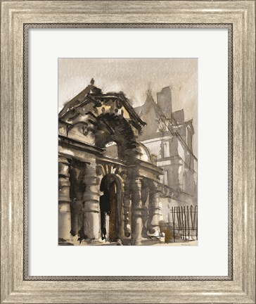 Framed Paris Street 4 Print