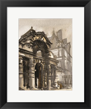 Framed Paris Street 4 Print