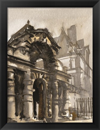 Framed Paris Street 4 Print