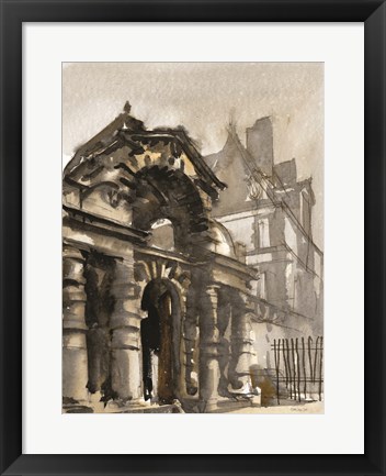 Framed Paris Street 4 Print