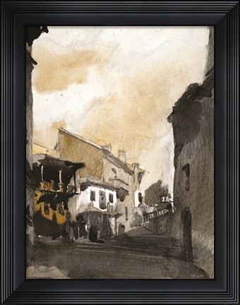 Framed Paris Street 6 Print