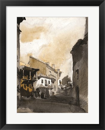 Framed Paris Street 6 Print