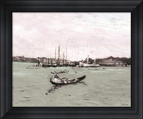 Framed Venice Gondola Print
