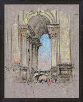 Framed Entrance to Vatican Print