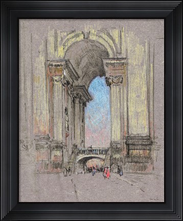 Framed Entrance to Vatican Print