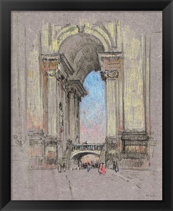 Framed Entrance to Vatican Print