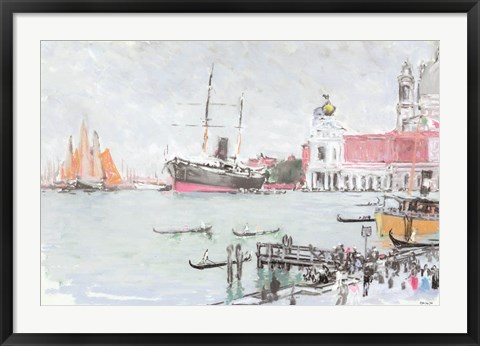 Framed Port of Venice Print