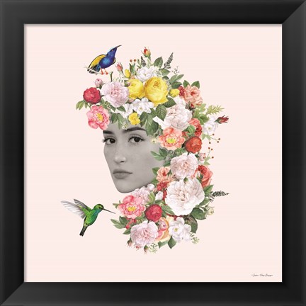 Framed Flower Girl II Print