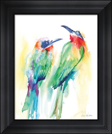 Framed Tropical Birds Print