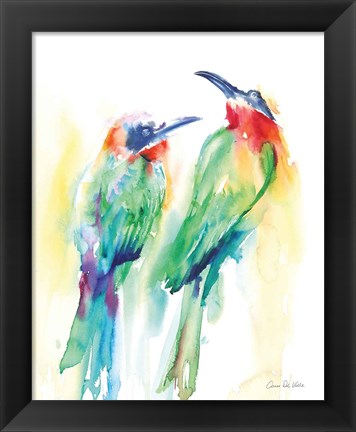 Framed Tropical Birds Print