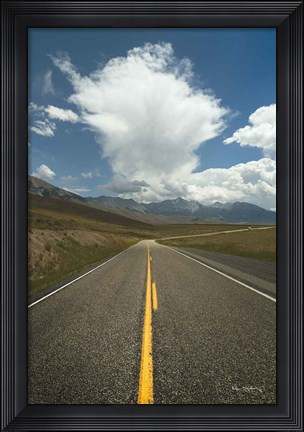 Framed Highway 93 in Idaho Print