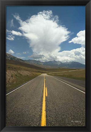 Framed Highway 93 in Idaho Print