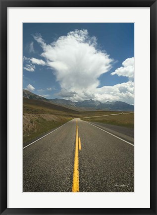 Framed Highway 93 in Idaho Print