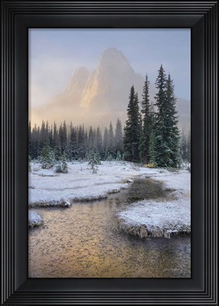 Framed Bell Mountain North Cascades I Print