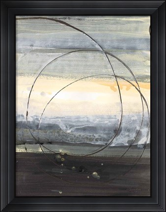 Framed Horizon Balance IV Light Print