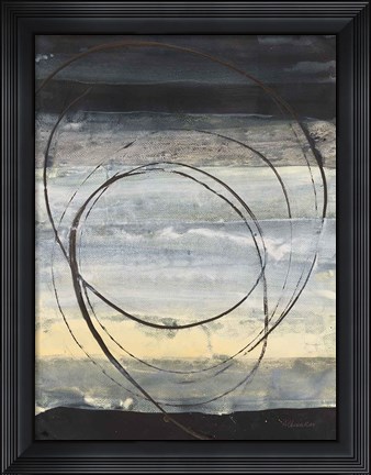 Framed Horizon Balance III Light Print