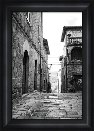 Framed Village Square Print