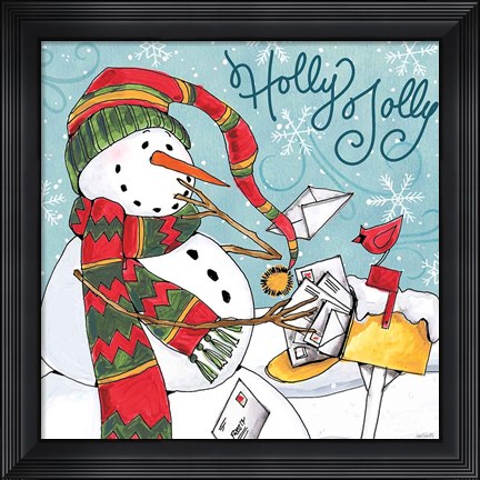 Framed Snowplace Like Home IV Print
