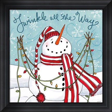 Framed Snowplace Like Home II Print