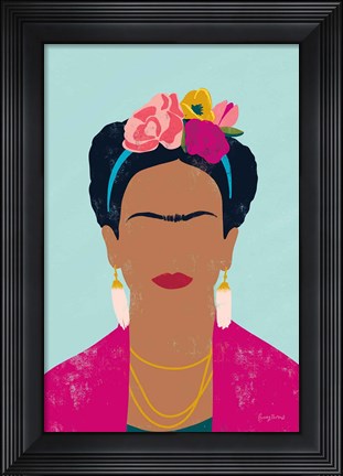 Framed Frida Kahlo I Print