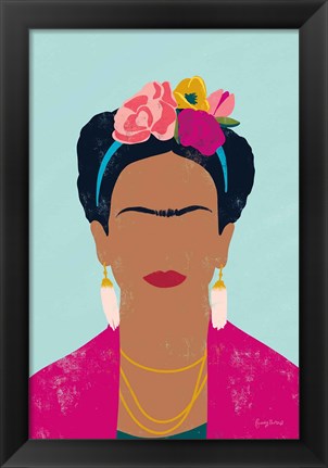 Framed Frida Kahlo I Print