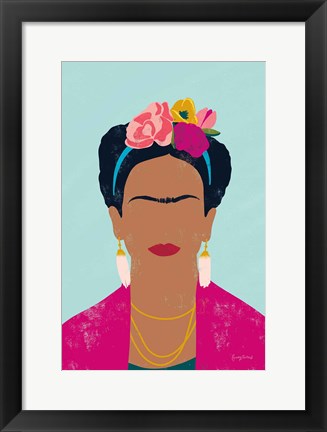 Framed Frida Kahlo I Print